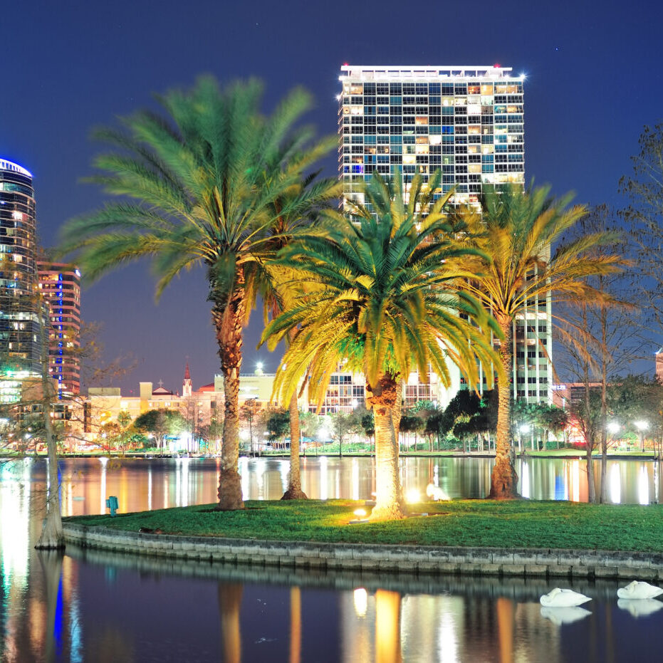 Orlando night scene Orlando