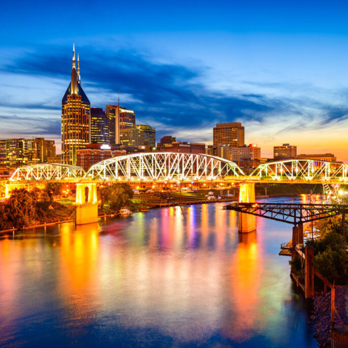 Nashville,,Tennessee,,Usa,Downtown,City,Skyline. Tennessee